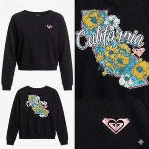 Roxy Heritage Logo Hoodie - Size Large